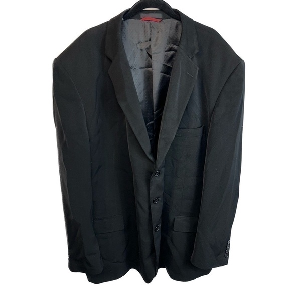 MidTown Man Suit Jacket Long Sleeve 3 Button Blazer Sport Coat Notch Collar Line - Picture 1 of 9